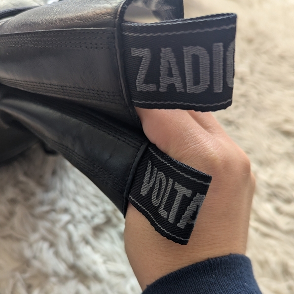 NWT Zadig & Voltaire Ride High Ankle Boots in Black - Picture 11 of 16